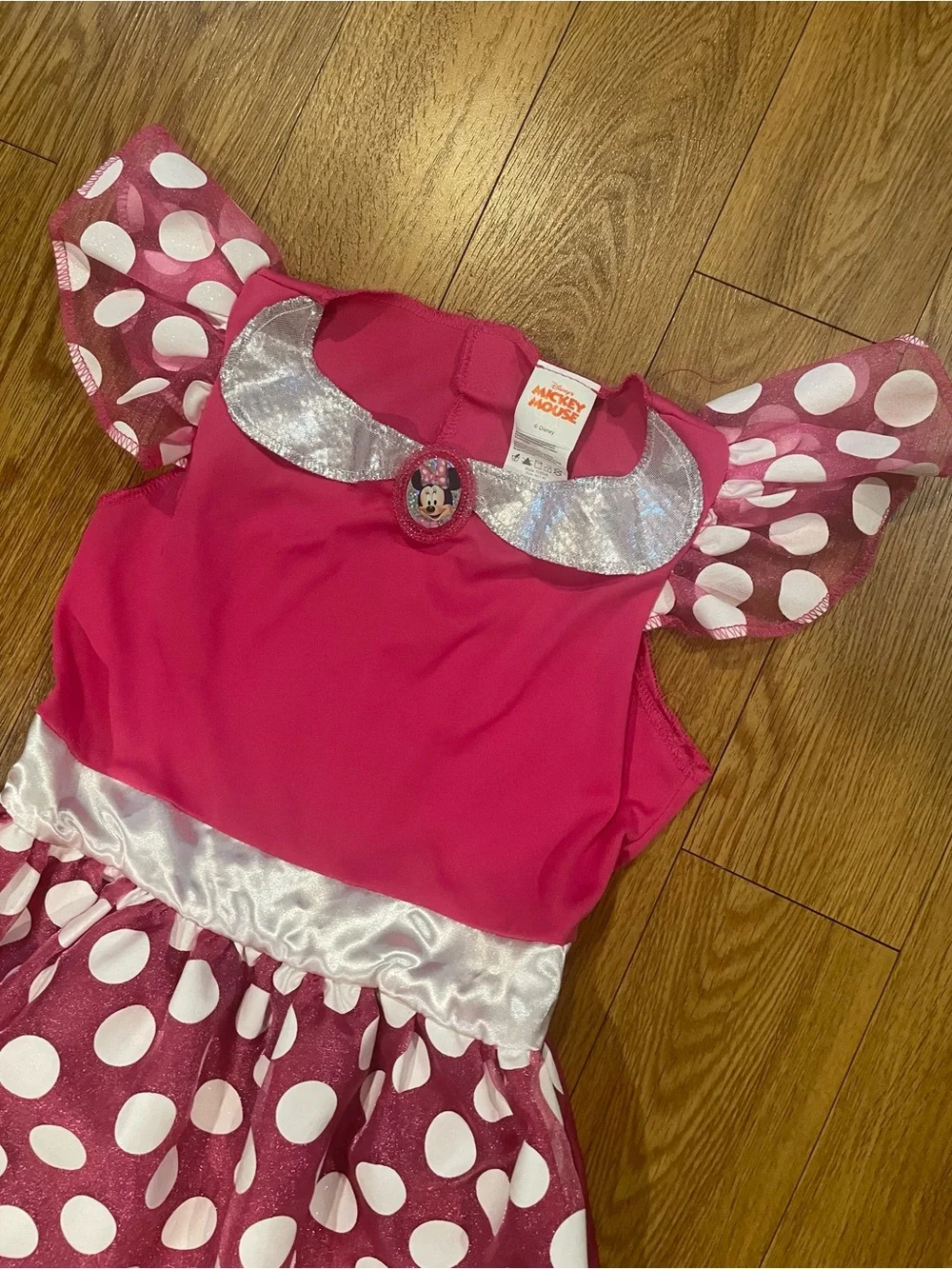 Minnie Mouse Halloween Disney Costume Childs Medium (7-8) Pink & White Classic